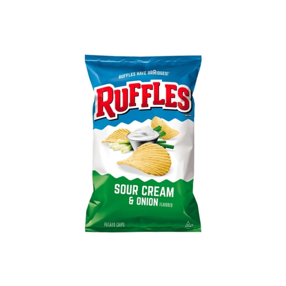 RUFFLES Potato Chips Sour Cream & Onion