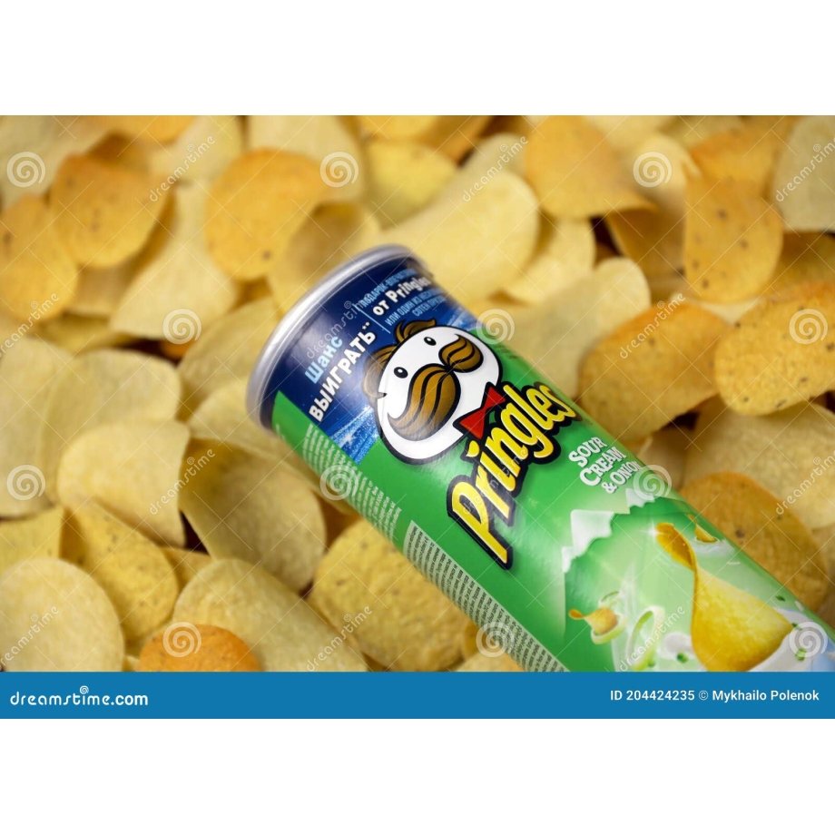 PRINGLES Potato Crisps Sour Cream & Onion